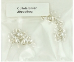 Crimpers Collot 4mm Silver 20pcs